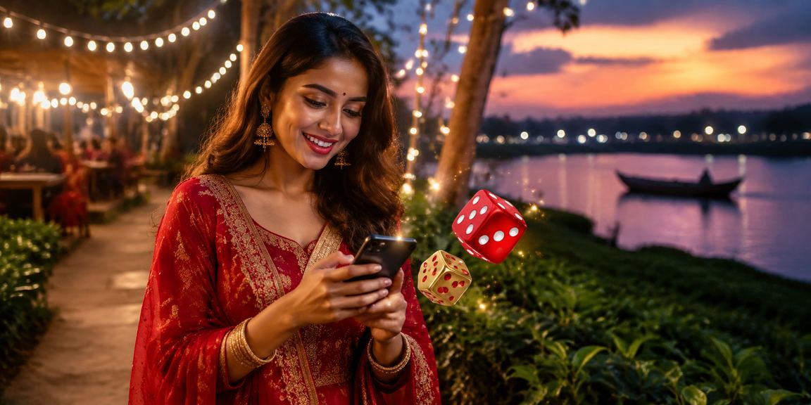 কক্সবাজারের চা বাগানে একজন খেলোয়াড় অনলাইন গেম খেলছেন